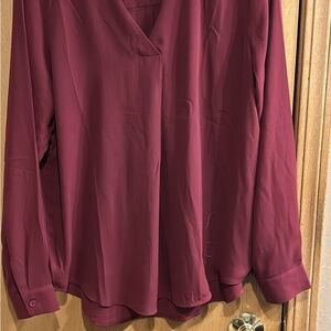 Maurices Deep Red Women's Blouse